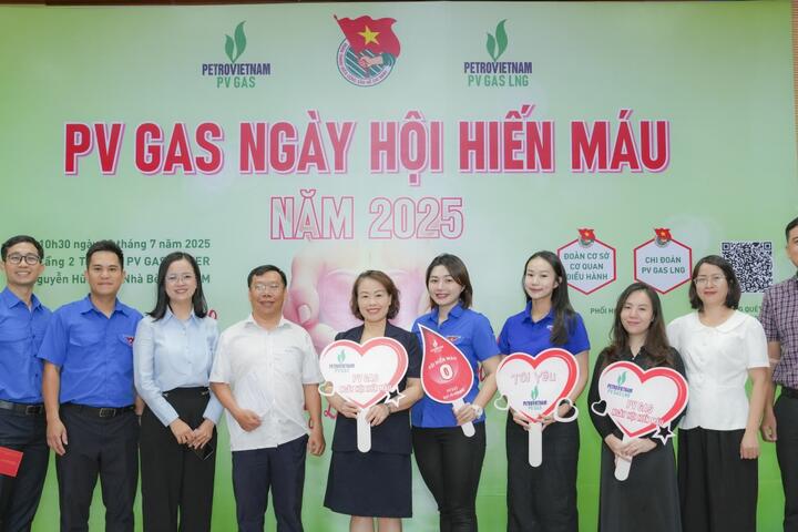 PV GAS lan tỏa năng lượng từ những tấm lòng qua ngày hội hiến máu năm 2025