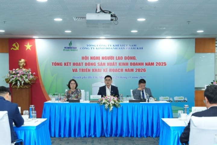 PV GAS TRADING bứt phá mạnh mẽ năm 2025, khẳng định vai trò hạt nhân trong chuỗi kinh doanh khí