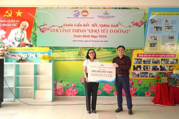 PV Drilling lan tỏa yêu thương qua chương trình "Petrovietnam: Xuân Gắn kết - Tết Nghĩa tình"