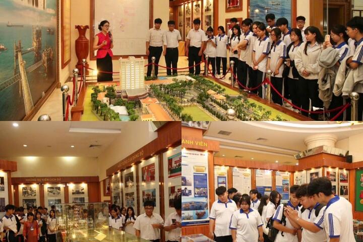 Vietsovpetro đón đoàn học sinh THPT trên địa bàn TP HCM đến tham quan, giao lưu hướng nghiệp