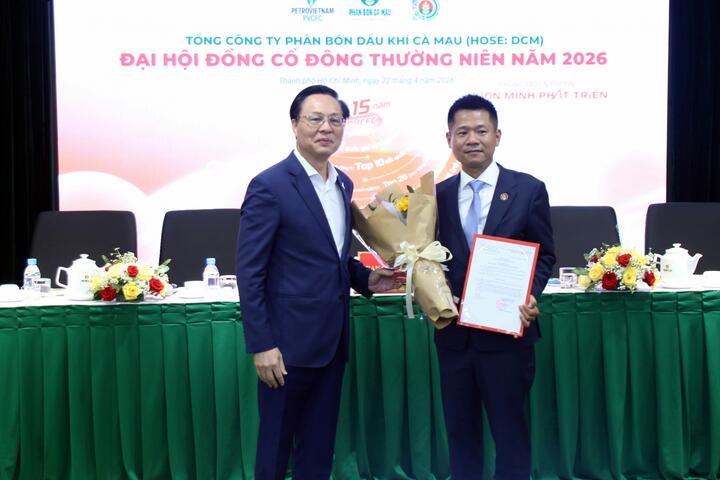 PVCFC có Chủ tịch HĐQT và Tổng Giám đốc mới