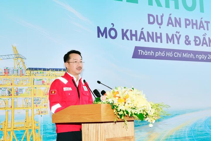 Khởi công dự án Phát triển Mỏ Khánh Mỹ và Đầm Dơi, Lô 46/13