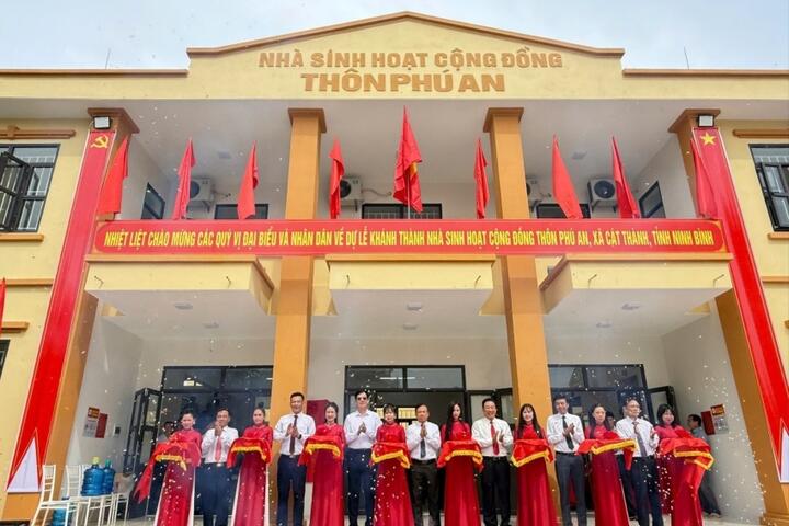 Vietsovpetro khánh thành Nhà sinh hoạt cộng đồng tại Cát Thành - Ninh Bình