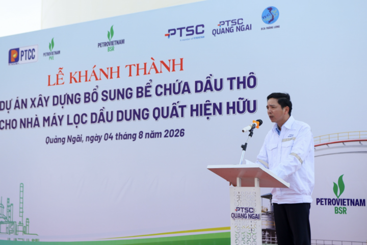 Năng lực tồn chứa dầu thô của NMLD Dung Quất tăng thêm 12,5%