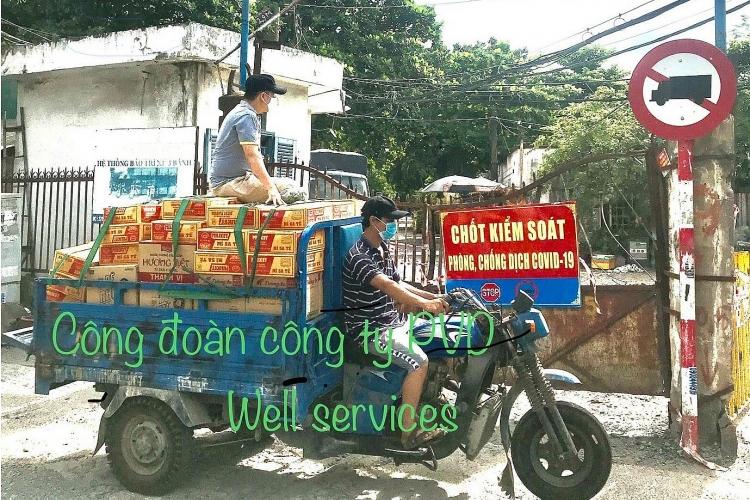 Công đoàn PVD Well Services chung tay hỗ trợ người lao động khó khăn tại TP. HCM