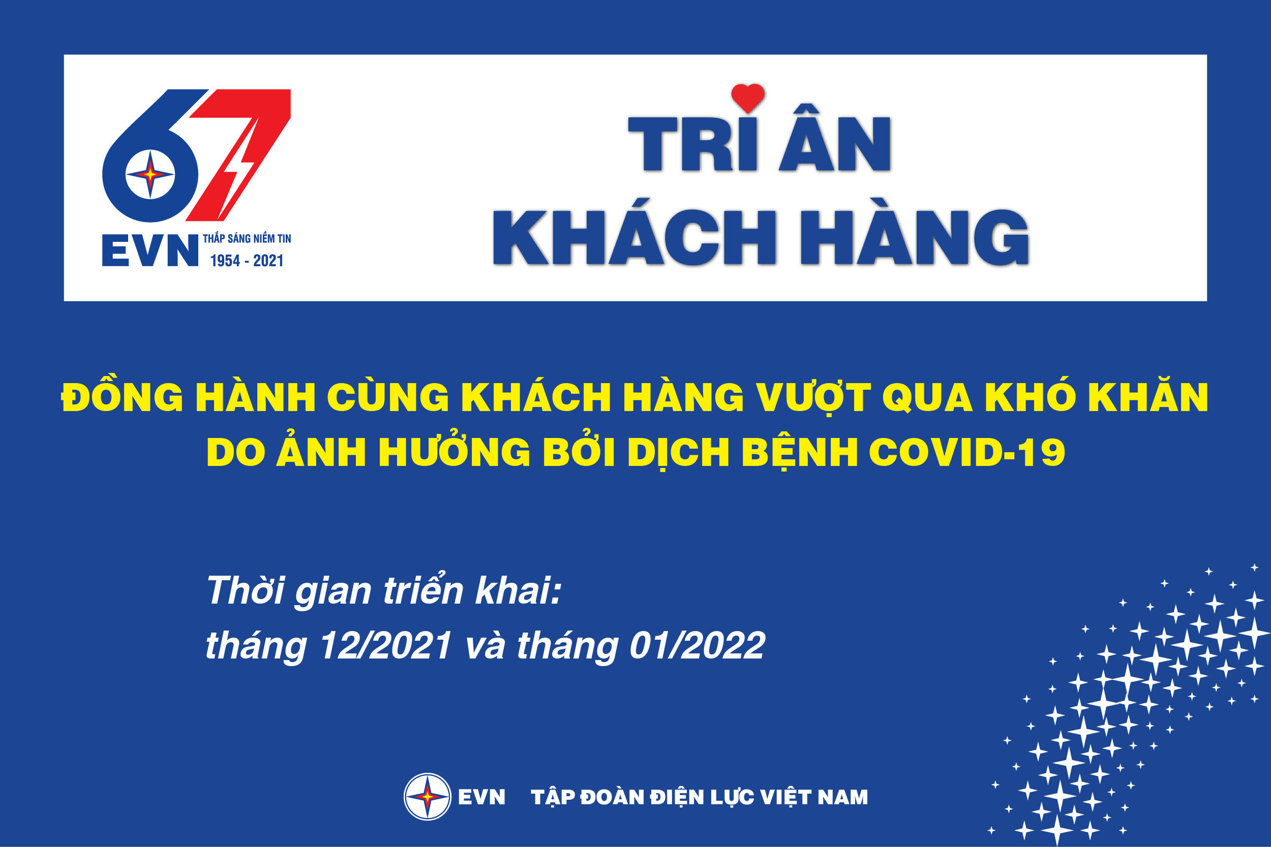 EVN triển khai thực hiện &#39;Tháng tri ân khách hàng&#39; năm 2021