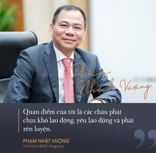 Những lần hiếm hoi tỷ phú Phạm Nhật Vượng nói về gia đình: Luôn dạy các con yêu lao động, con gái ăn cơm xong phải tự dọn bát, làm việc nhà - Ảnh 1.