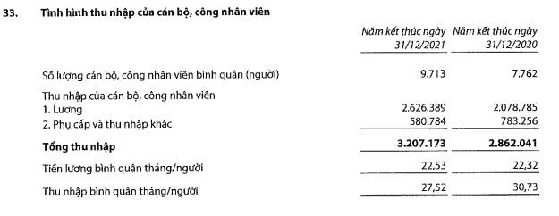 Số lượng đạt gần vạn người, nhân viên VIB có thu nhập bao nhiêu tiền mỗi năm? - Ảnh 1.