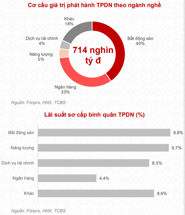 Hơn 700 nghìn tỷ đồng TPDN được phát hành trong năm 2021, bất động sản hút tiền mạnh nhất với lãi suất bình quân tới 9,8% - Ảnh 1.