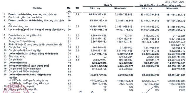 Y tế Việt Mỹ (AMV): Quý 4 lãi 40 tỷ đồng cao gấp 8 lần so với cùng kỳ - Ảnh 1.