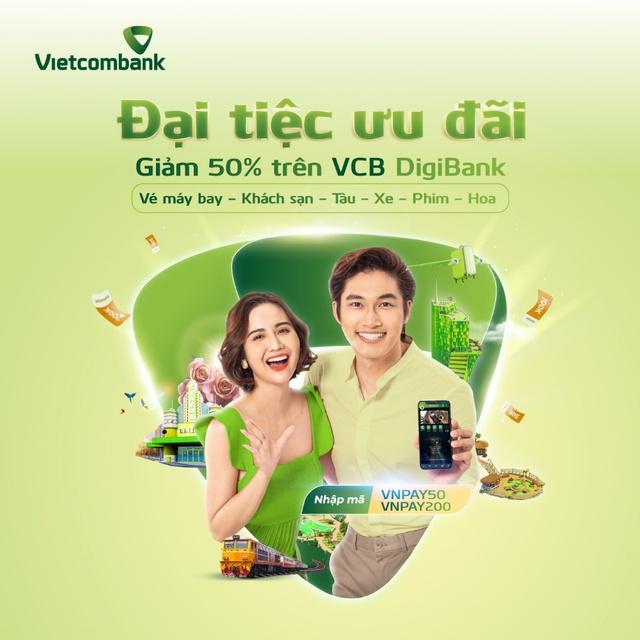 VCB Digibank ưu đãi giảm nửa giá khi đặt vé di chuyển - giải trí - Ảnh 1.