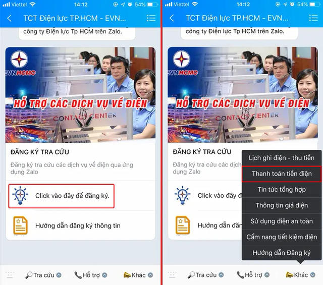 Hướng dẫn cách tra cứu hóa đơn và thanh toán tiền điện online thông qua Zalo - Ảnh 5.