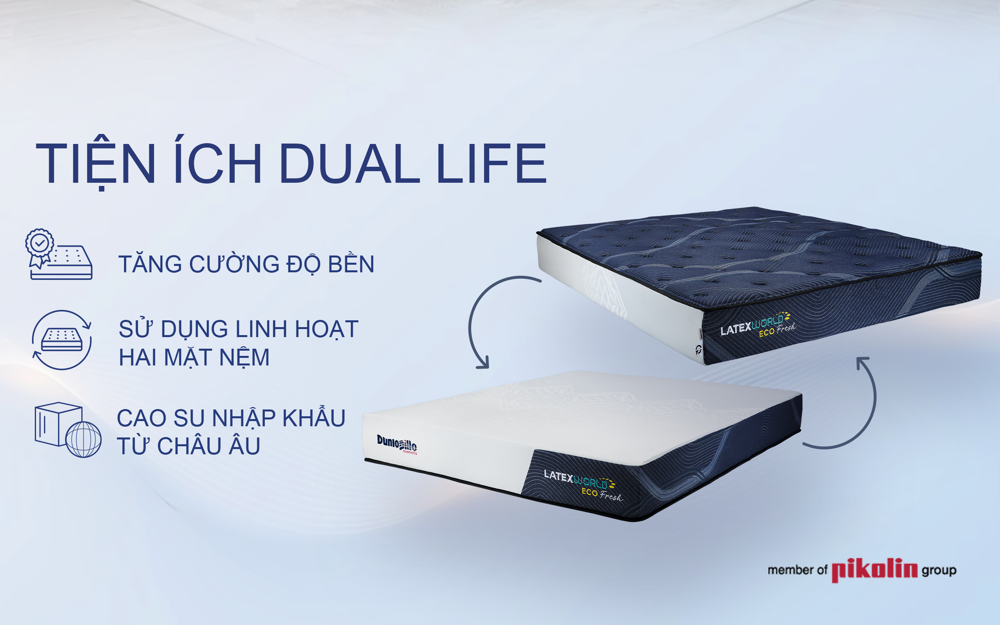 Thoải mái Dual Life từ nệm Latex World Fresh 2023 - Ảnh 1.