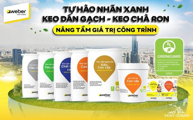 Giải pháp ốp lát toàn diện Weber, tăng chuẩn xanh cho công trình Việt