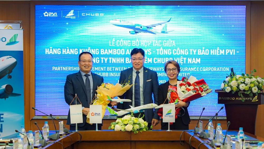 Bamboo Airways, Bảo hiểm PVI và Chubb Việt Nam hợp tác phát triển toàn diện sản phẩm bảo hiểm du lịch BambooCARE