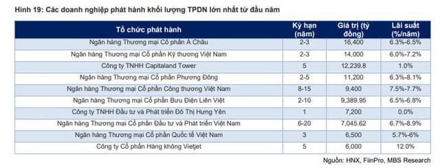 Ngành ngân hàng phát hành 94.000 tỷ đồng trái phiếu từ đầu năm: Những nhà băng nào dẫn đầu? - Ảnh 1.