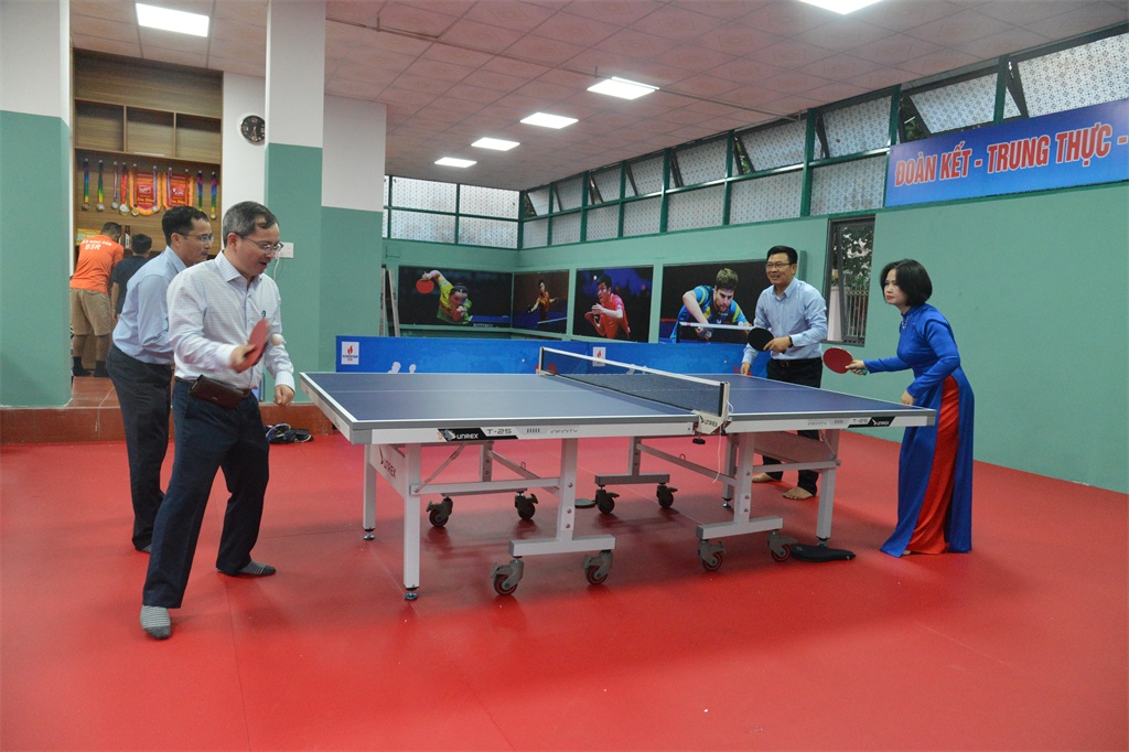 BSR khánh thành Nhà thi đấu Bóng bàn - Cờ vua tại Khu tập thể Dầu khí Đê bao Sông Trà BSR khánh thành Nhà thi đấu Bóng bàn - Cờ vua tại Khu tập thể Dầu khí Đê bao Sông Trà