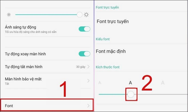 Cách thay đổi kiểu chữ trên điện thoại OPPO- Ảnh 2.