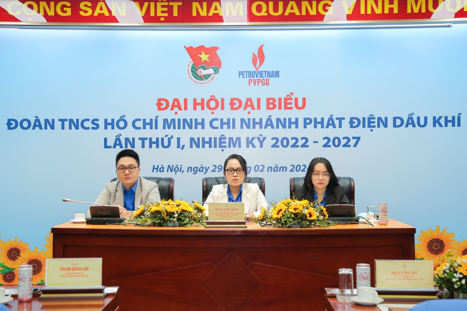 Đoàn Thanh niên PVPGB tổ chức thành công Đại hội đại biểu lần thứ I nhiệm kỳ 2022-2027