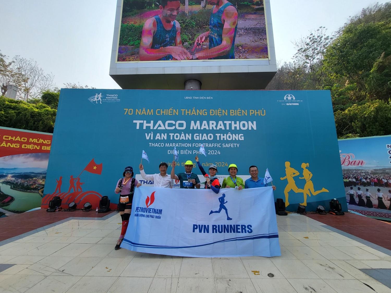 Petrovietnam đồng hành cùng giải chạy THACO Marathon Vì an toàn giao thông - Điện Biên Phủ 2024