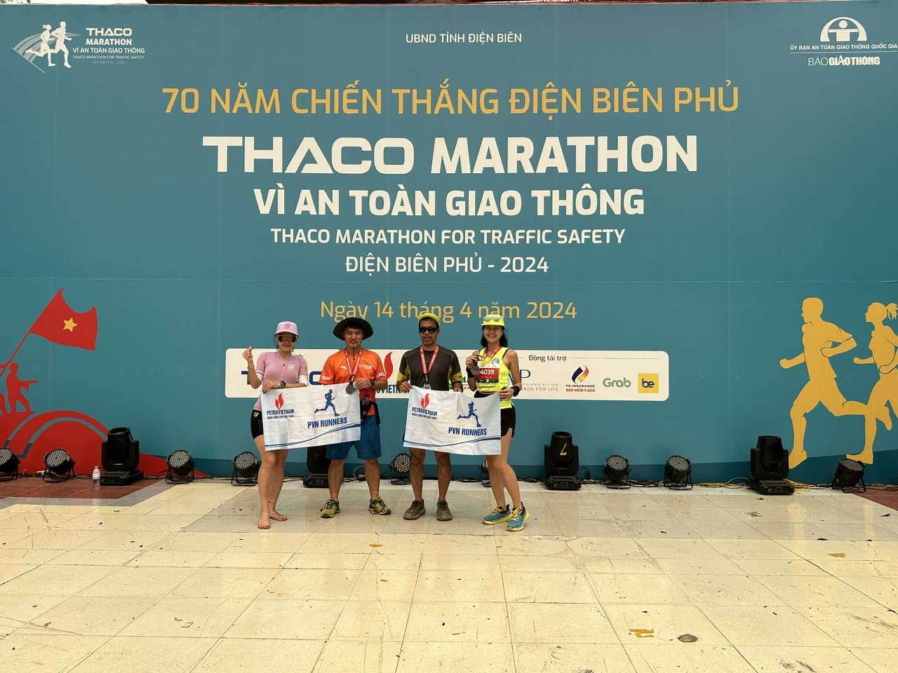 Petrovietnam đồng hành cùng giải chạy THACO Marathon Vì an toàn giao thông - Điện Biên Phủ 2024