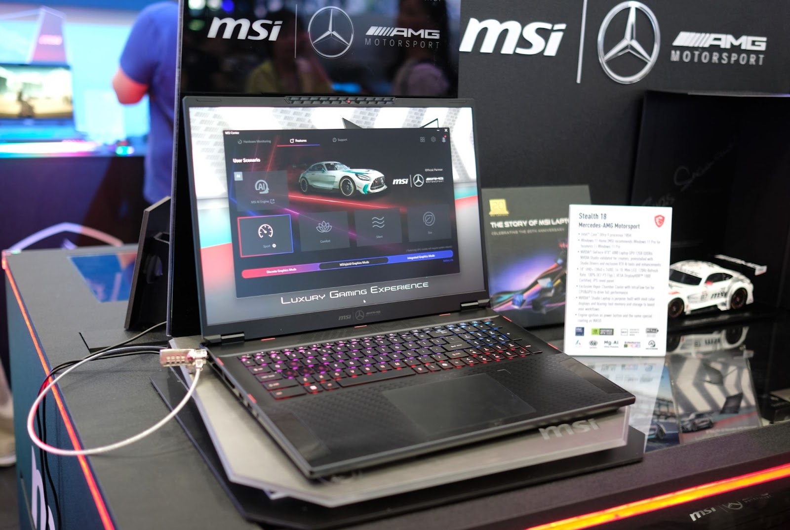 Loạt laptop mới từ MSI tại Computex 2024: Đạt chuẩn AI+, có cả phiên bản hợp tác với siêu xe Mercedes-AMG- Ảnh 8.