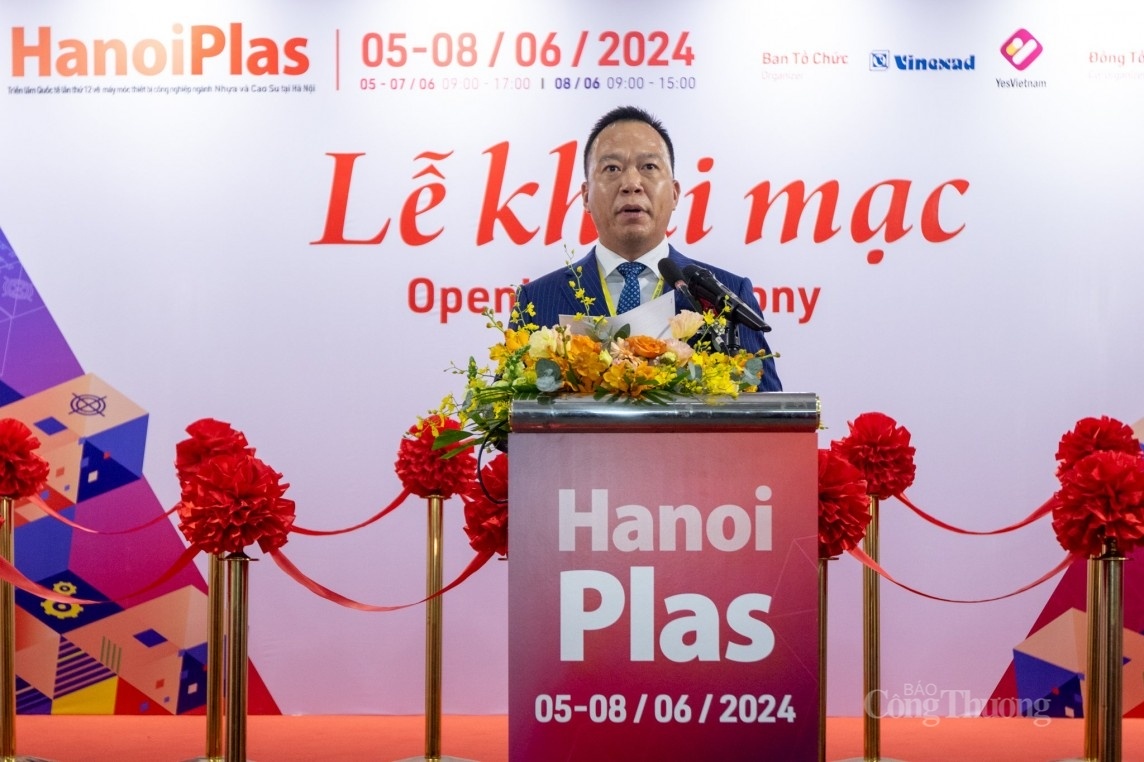 HanoiPlas 2024: Hơn 200 doanh nghiệp giới thiệu máy móc, thiết bị công nghiệp nhựa và cao su