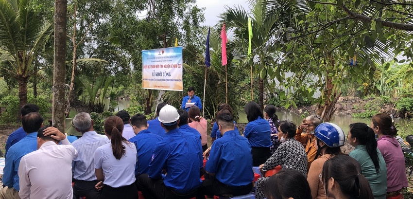 Cụm phối hợp hoạt động Tây Nam Bộ và TP Hồ Chí Minh ra quân Chiến dịch Thanh niên tình nguyện hè 2024