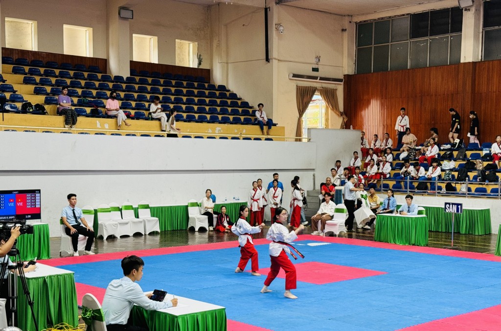 Các VĐV tham gia thi đấu môn Tawondo