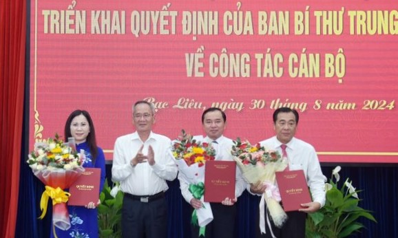 Ban Bí thư chỉ định nữ Tỉnh ủy viên, chuẩn y 2 tân Ủy viên Thường vụ Tỉnh ủy- Ảnh 1.