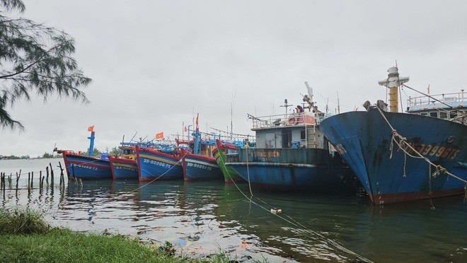 Tàu thuyền tránh bão