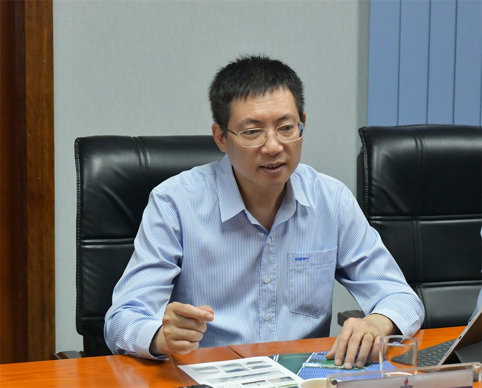 Ông Mai Tuấn Đạt - Phó Tổng Giám đốc BSR phát biểu tại buổi làm việc