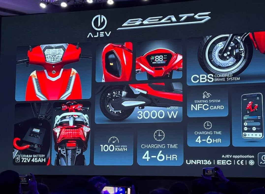 ajev beats xe dien moi gay chu y voi thiet ke giong honda lead hinh 3