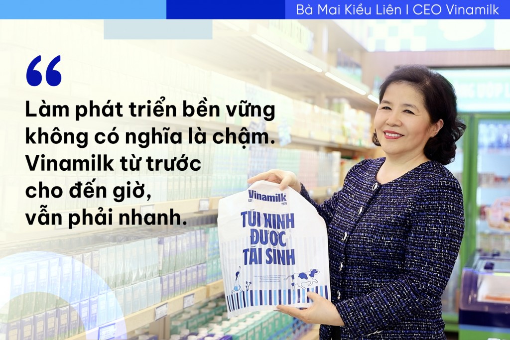 Những câu nói của bà Mai Kiều Liên làm nên chất Vinamilk