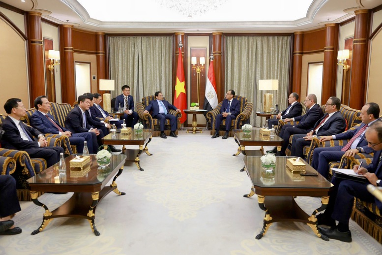 Thủ tướng Phạm Minh Chính hội kiến Thủ tướng Ai Cập- Ảnh 2. Thủ tướng Phạm Minh Chính hội kiến Thủ tướng Ai Cập- Ảnh 2.