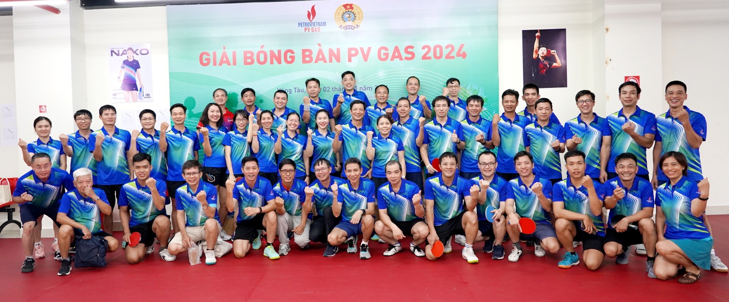 Giải bóng bàn PV GAS 2024 đề cao tinh thần quyết tâm và đoàn kết