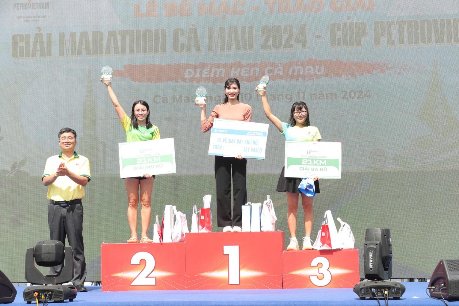 Bế mạc và trao giải Giải Marathon Cà Mau 2024   Cup Petrovietnam
