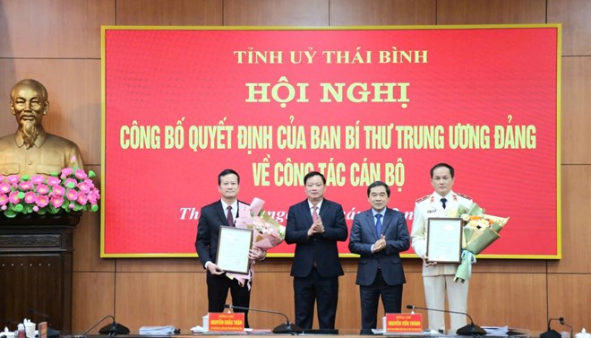 ban bi thu trung uong dang chi dinh 2 nhan su tham gia ban chap hanh dang bo tinh thai binh hinh 1