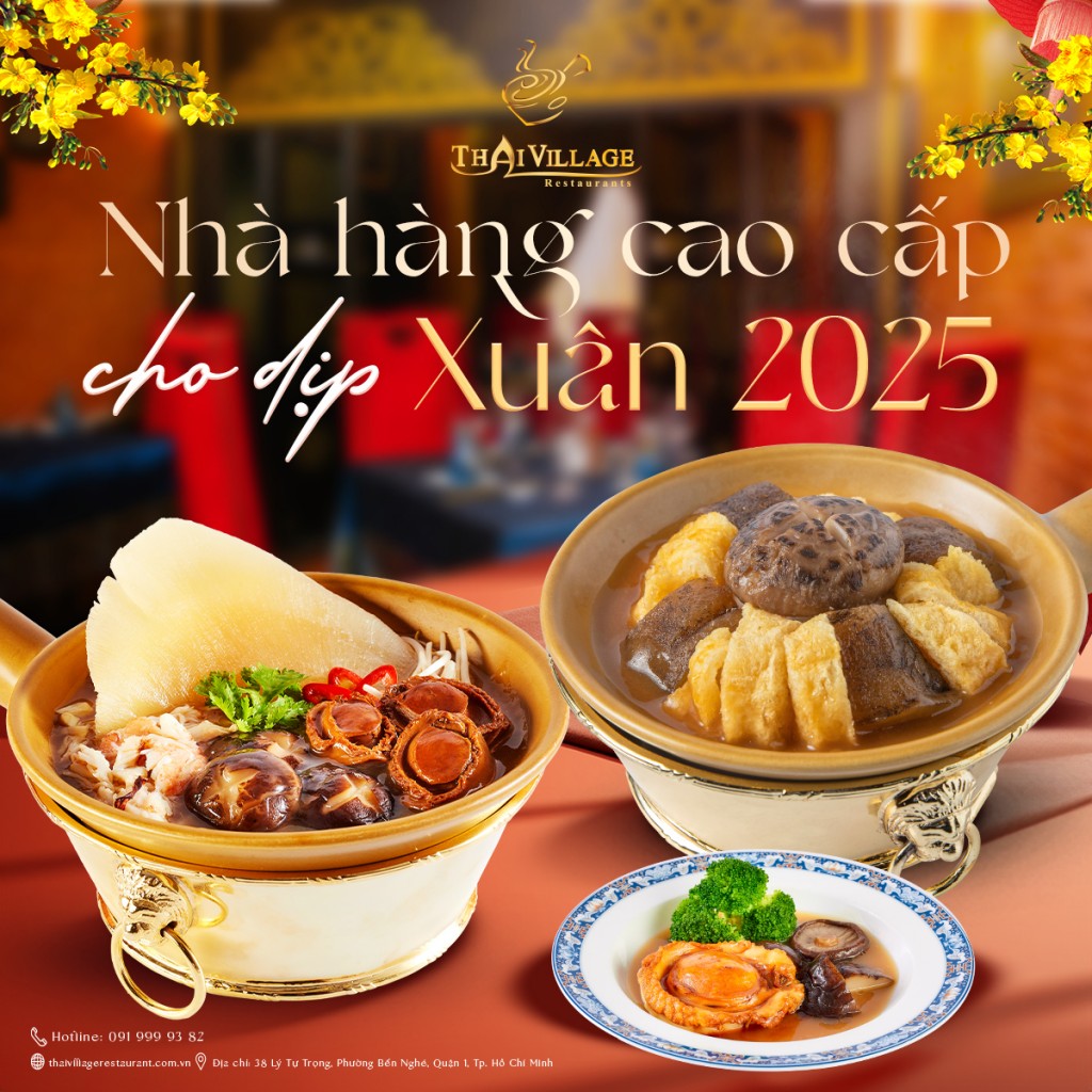 Thai Village - Nhà hàng cao cấp cho dịp Xuân 2025