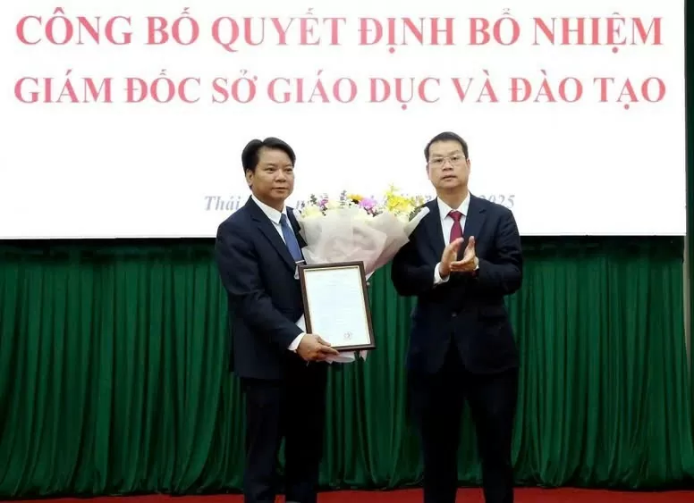 Ông Nguyễn Ngọc Hà giữ chức Giám đốc Sở Giáo dục và Đào tạo Thái Bình