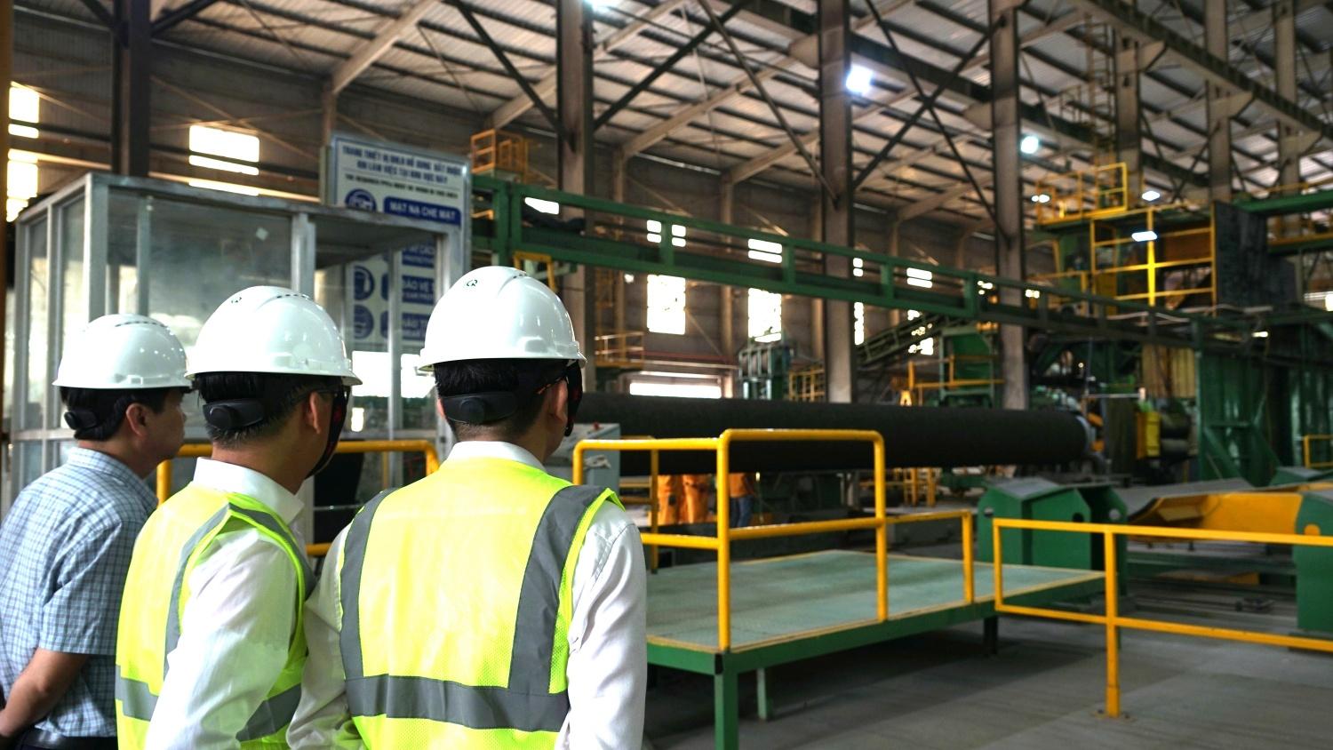 Khởi công bọc ống cho Dự án Đường ống dẫn khí Lô B - Ô Môn