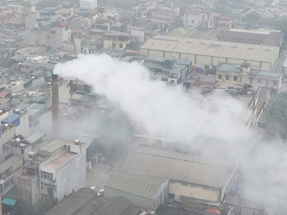 ha noi yeu cau kiem tra xu ly nha may det vo tu xa khoi bui vao khu dan cu hinh 1