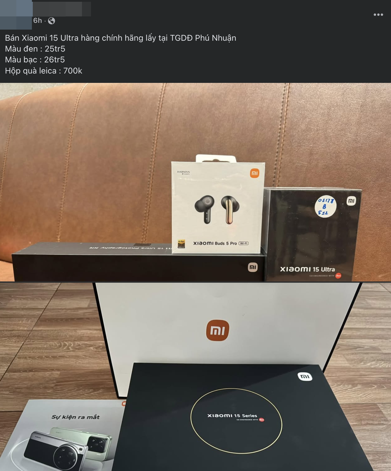 Bán Xiaomi 15 Ultra giá rẻ nhất thế giới, Xiaomi Việt Nam vừa hạ đo ván hàng xách tay nội địa Trung Quốc- Ảnh 4. Bán Xiaomi 15 Ultra giá rẻ nhất thế giới, Xiaomi Việt Nam vừa hạ đo ván hàng xách tay nội địa Trung Quốc- Ảnh 4.