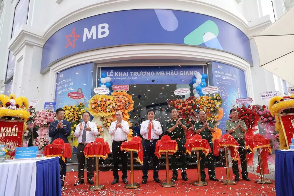 MB khai trương chi nhánh Hậu Giang, thúc đẩy tài chính số