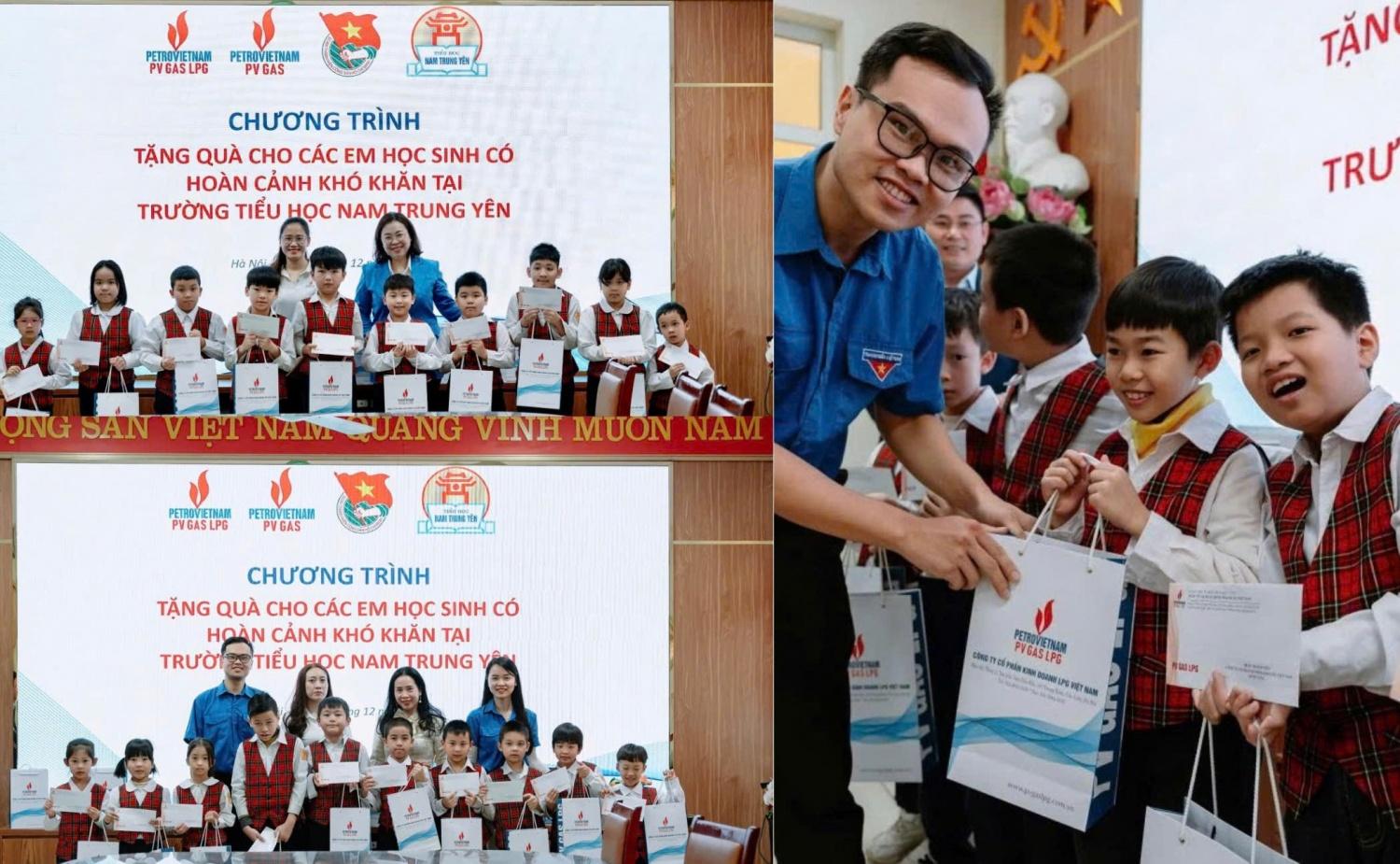 Chương trình “Tặng quà cho các em học sinh có hoàn cảnh khó khăn quận Cầu Giấy
