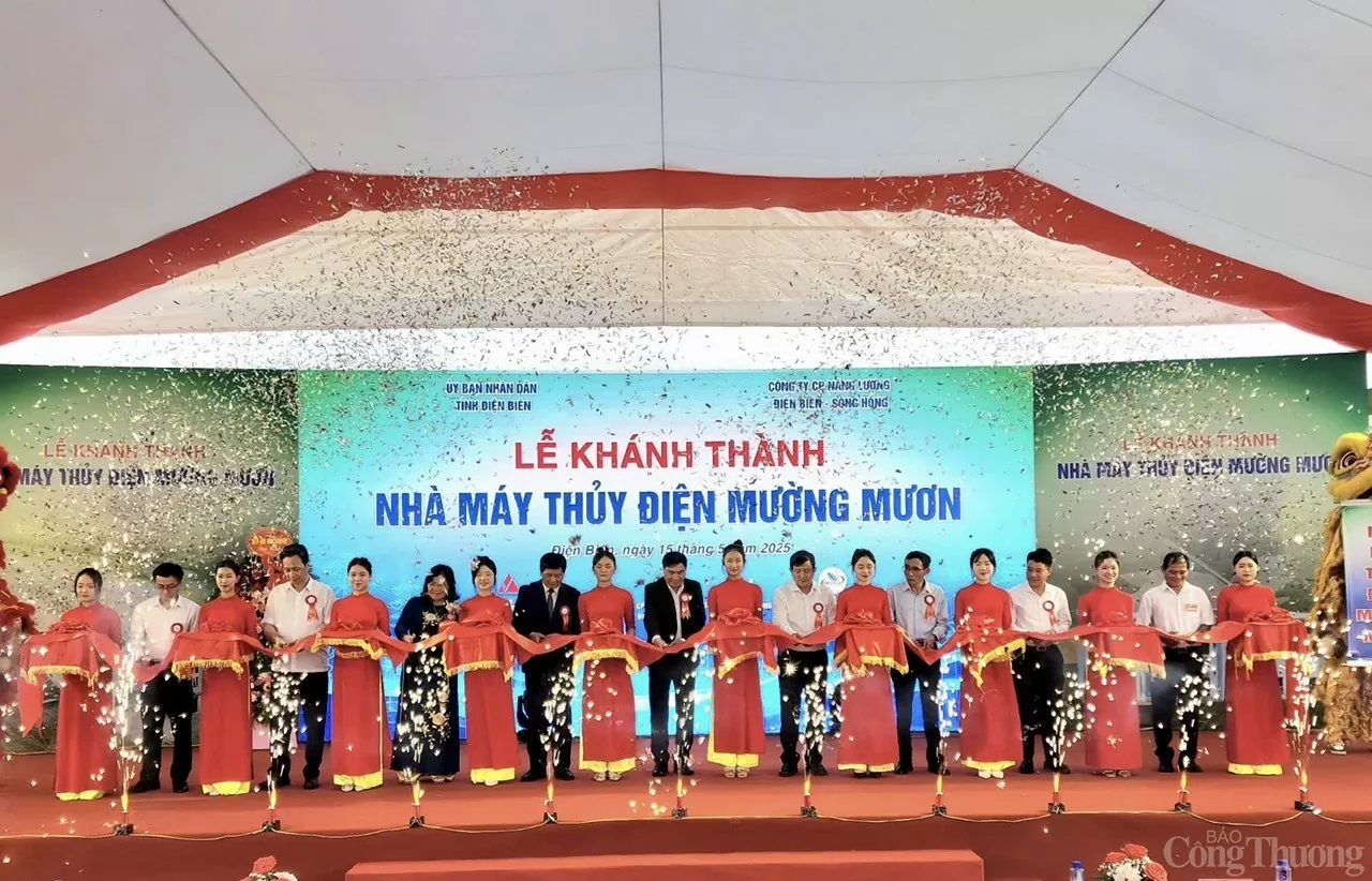 Điện Biên: Khánh thành Nhà máy thủy điện Mường Mươn công suất 22MW Điện Biên: Khánh thành Nhà máy thủy điện Mường Mươn công suất 22MW