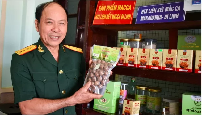 Ông Lê Văn Trường- HTX Liên kết mắc ca Di Linh Ông Lê Văn Trường- HTX Liên kết mắc ca Di Linh