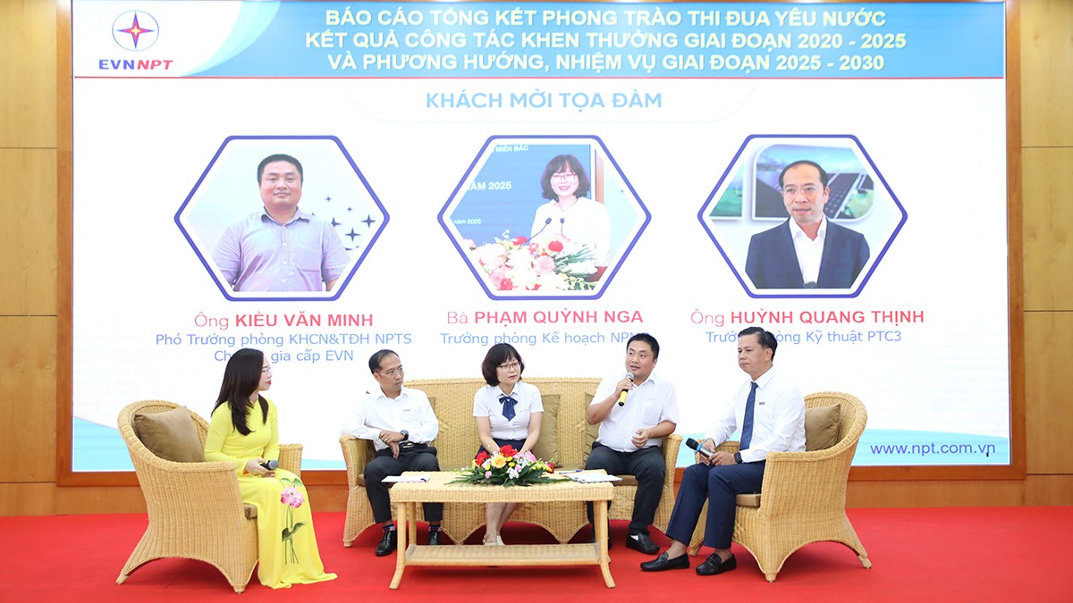 EVNNPT tổng kết phong trào thi đua yêu nước giai đoạn 2020-2025 và vinh danh các điển hình tiên tiến EVNNPT tổng kết phong trào thi đua yêu nước giai đoạn 2020-2025 và vinh danh các điển hình tiên tiến