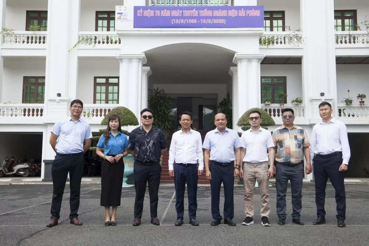 Công đoàn Năng lượng, Địa chất và khai thác Mỏ Mông Cổ thăm và làm việc tại Điện lực Hải Phòng Công đoàn Năng lượng, Địa chất và khai thác Mỏ Mông Cổ thăm và làm việc tại Điện lực Hải Phòng