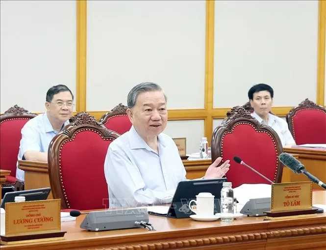 Tổng Bí thư Tô Lâm: Quan tâm làm tốt công tác bố trí, sắp xếp cán bộ